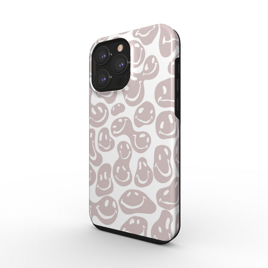 Coque Protection 2 en 1 - Smiley Rose